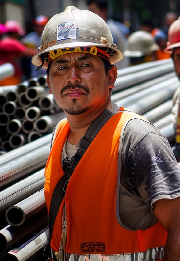 Plano de construcción de una obra civil en donde habra Tubería de Acero al Carbón